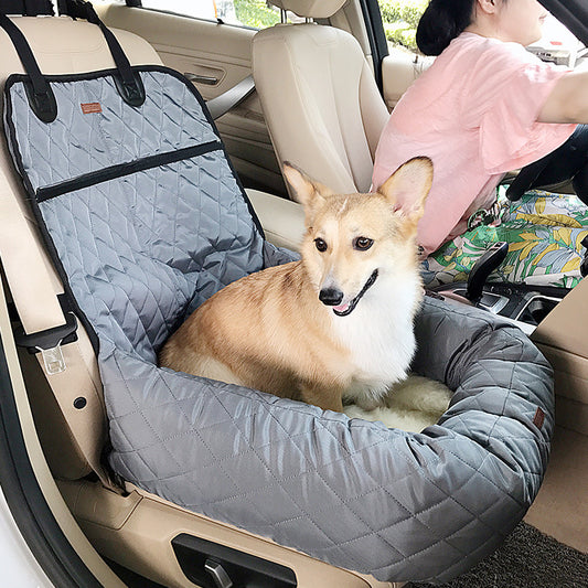Waterproof Pet Car Bed for Front and Rear Seats | Zoomie & Co.