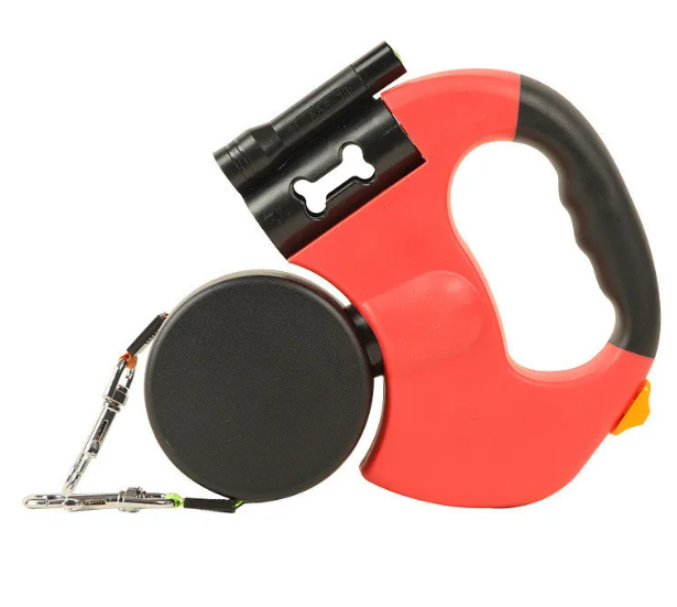 Retractable Double Dog Leash – Two 3 m (9.8 ft) Leads, One Handle | Zoomie & Co.