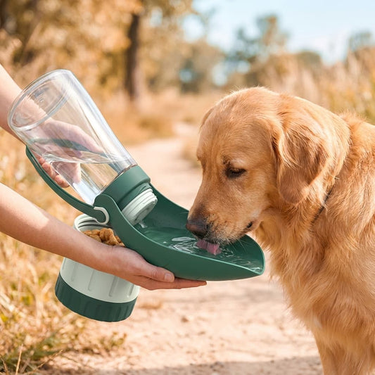 2-in-1 Portable Dog Water Bottle and Food Bowl | Zoomie & Co.